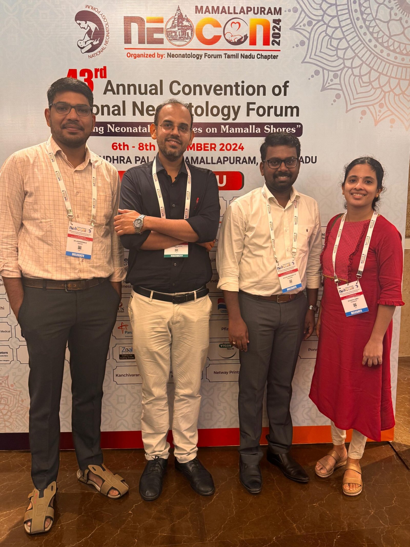 At Neocon - Chennai with other Neonatologist 
