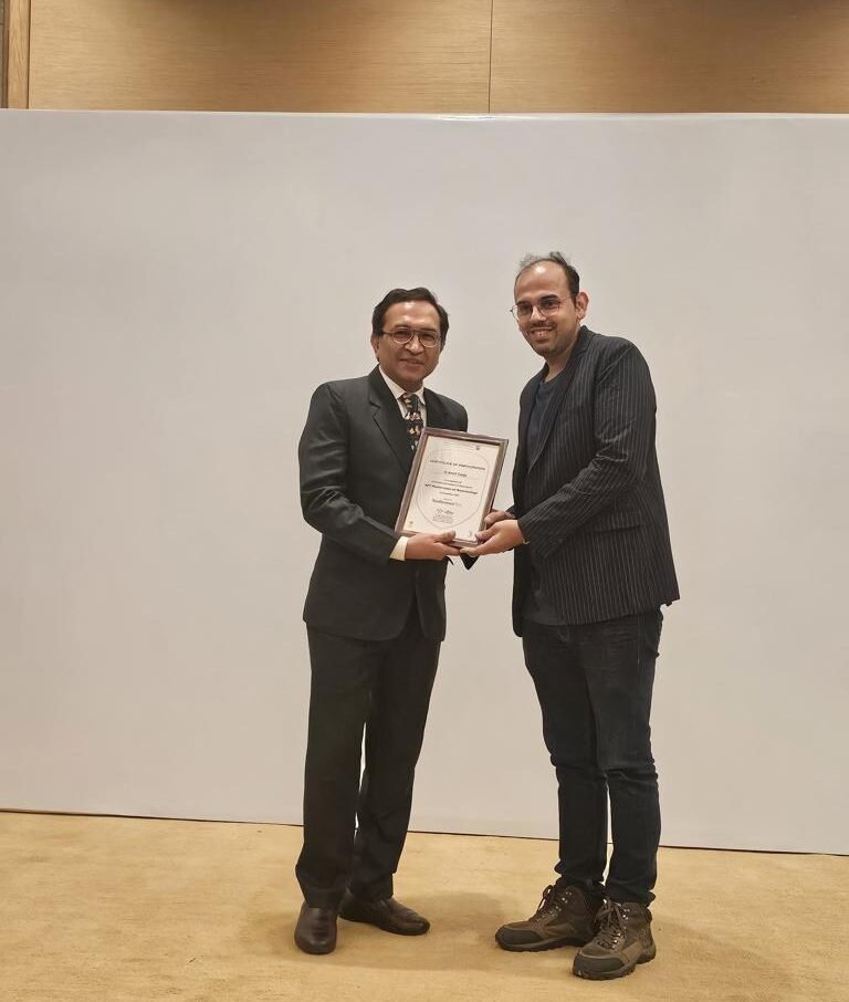 Award for certificate course in nutrition