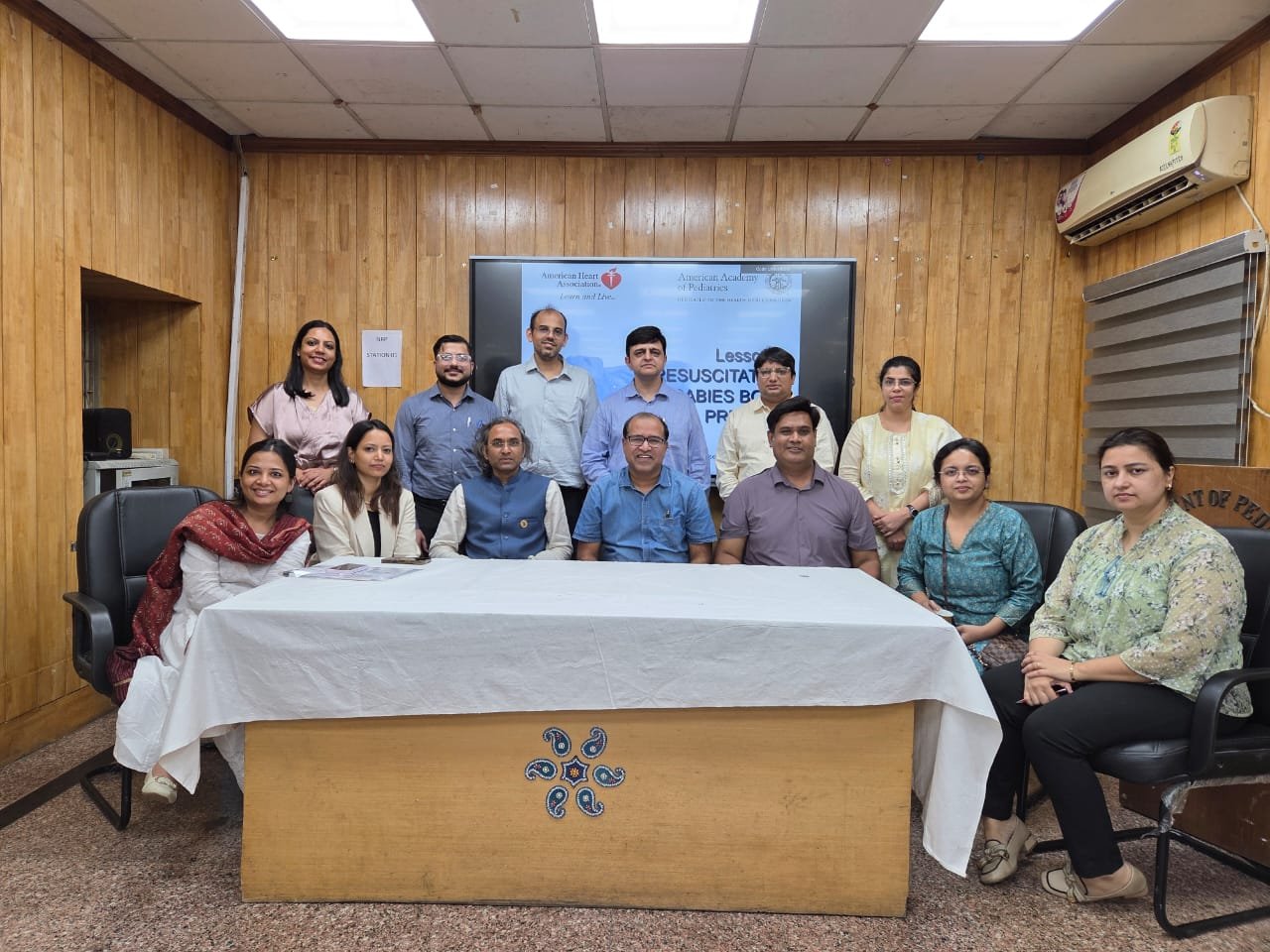 Above-Attended Nrp Trainer<br>Course-MAMC Below- As Faculty for NRP Course